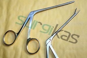 Stainless Steel 13cm Super Punch Surgical Forceps, For ENT Surgery