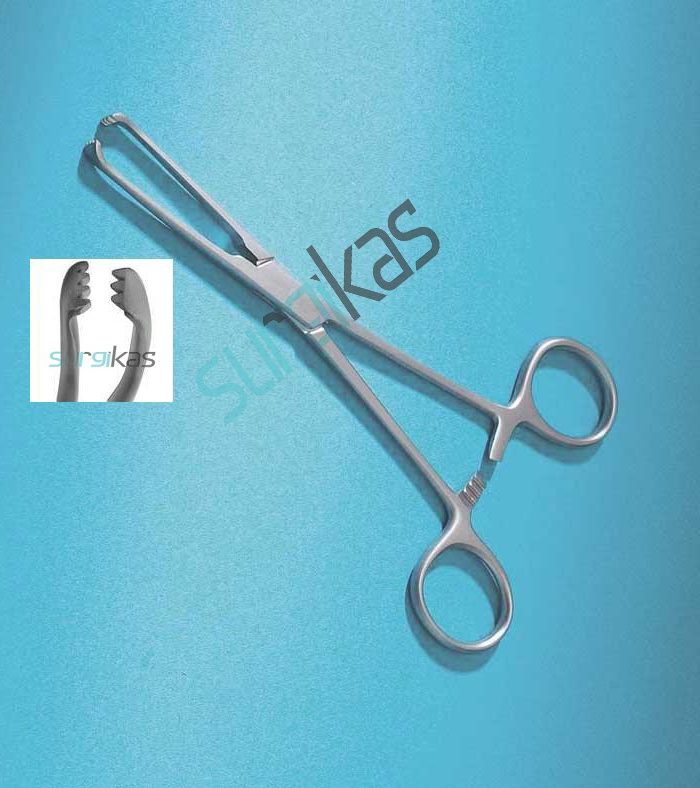 Baby Allis tissue forceps stainless steel